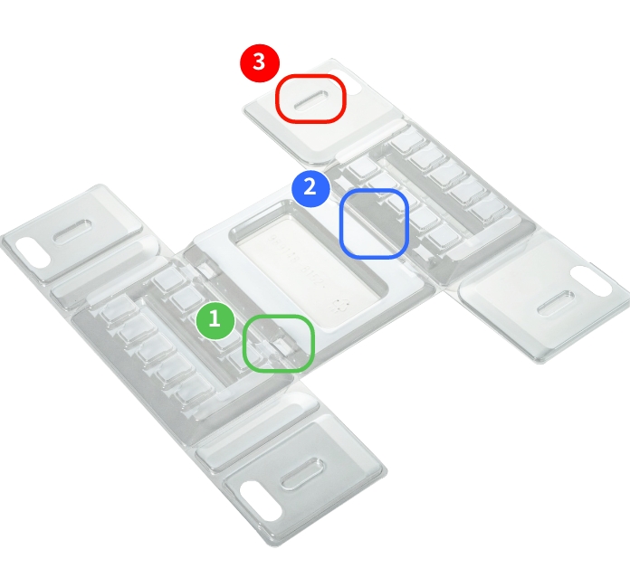 特徴と構造の図